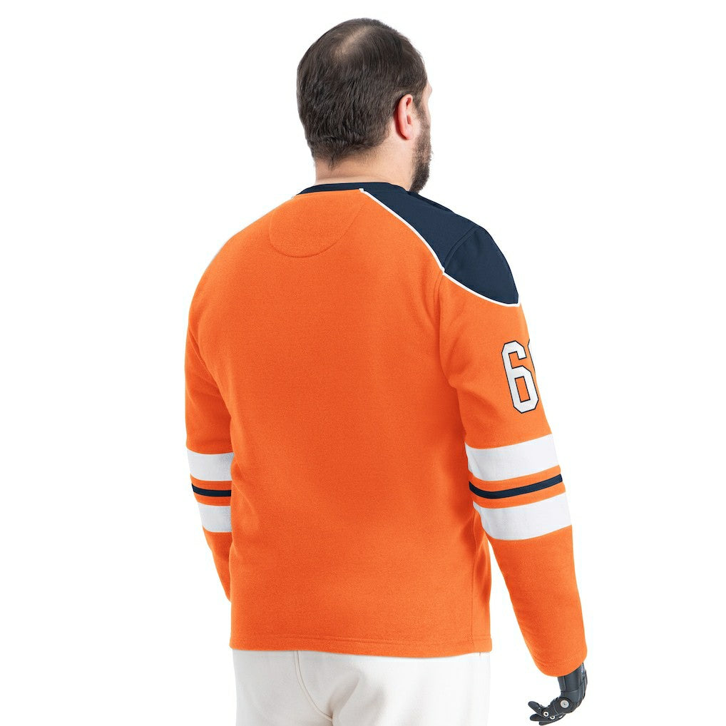 Denver Broncos G-III Sports by Carl Banks Adaptive Lord Stanley Crewneck Sweatshirt - Orange online