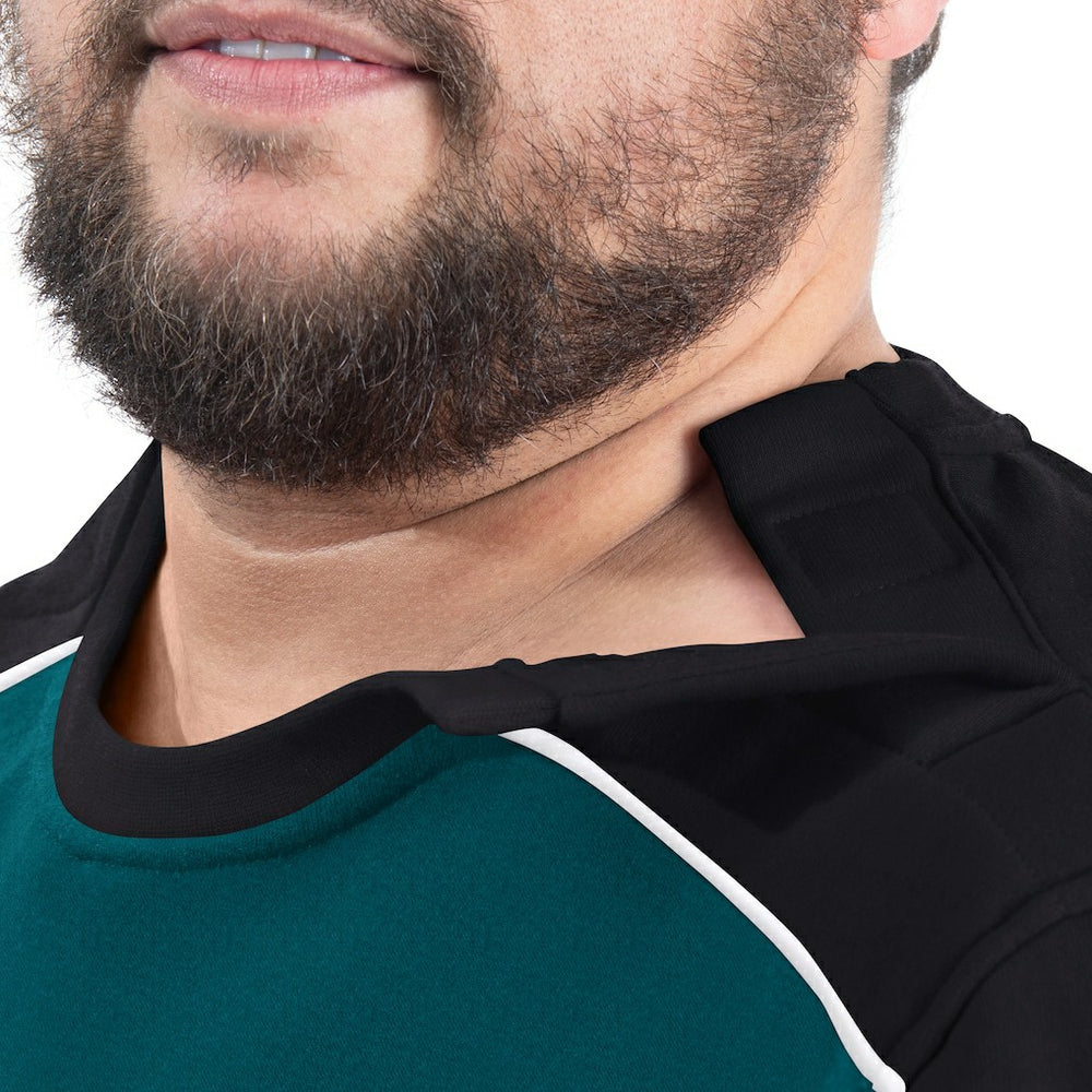 Philadelphia Eagles G-III Sports by Carl Banks Adaptive Lord Stanley Crewneck Sweatshirt - Midnight Green online