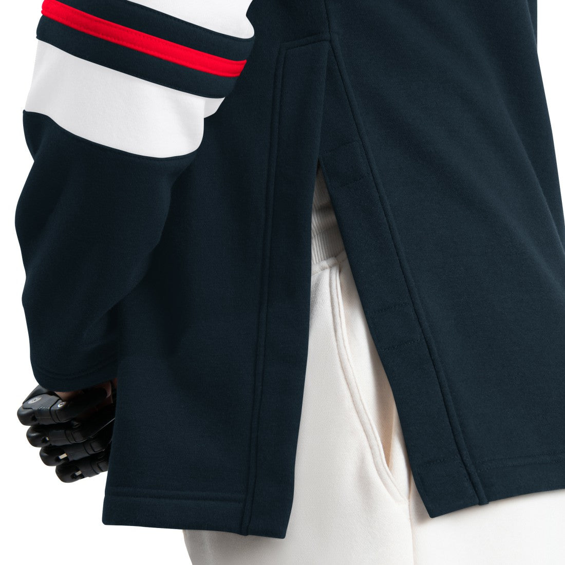 Houston Texans G-III Sports by Carl Banks Adaptive Lord Stanley Crewneck Sweatshirt - Navy for sale