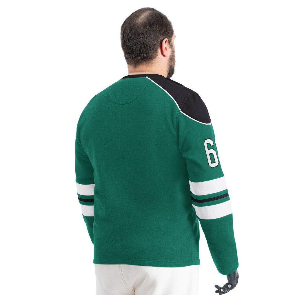 New York Jets G-III Sports by Carl Banks Adaptive Lord Stanley Crewneck Sweatshirt - Green for sale