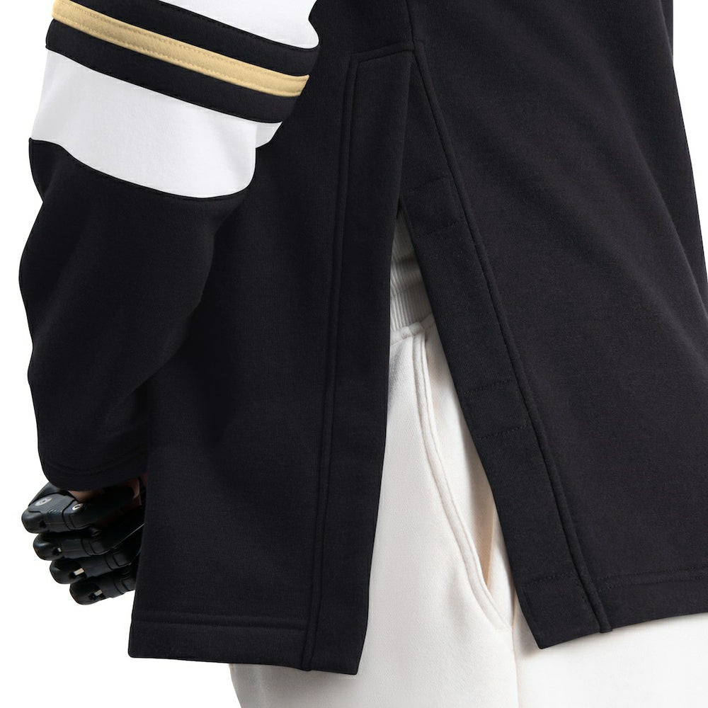 New Orleans Saints G-III Sports by Carl Banks Adaptive Lord Stanley Crewneck Sweatshirt - Black outlet