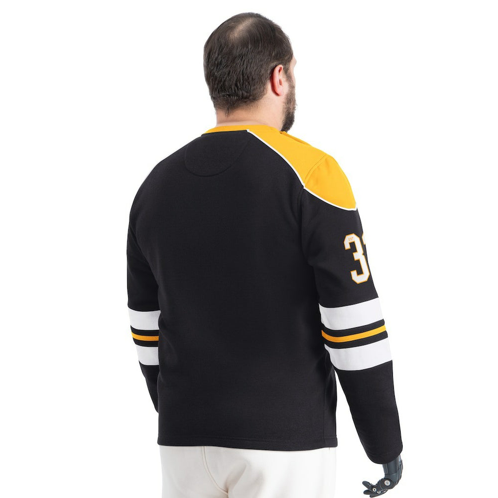 Pittsburgh Steelers G-III Sports by Carl Banks Adaptive Lord Stanley Crewneck Sweatshirt - Black on sale