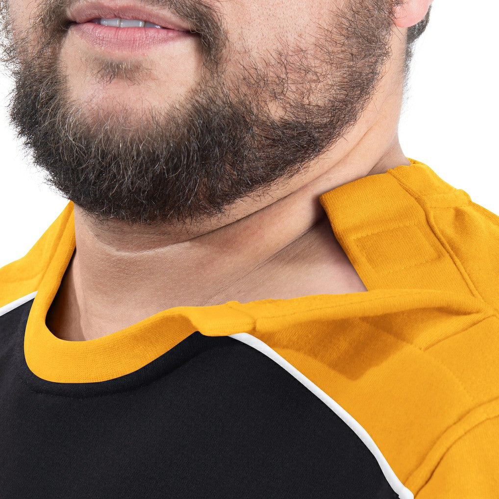 Pittsburgh Steelers G-III Sports by Carl Banks Adaptive Lord Stanley Crewneck Sweatshirt - Black on sale