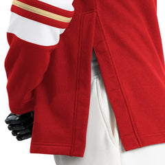 San Francisco 49ers G-III Sports by Carl Banks Adaptive Lord Stanley Crewneck Sweatshirt - Scarlet cheap