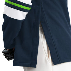 Seattle Seahawks G-III Sports by Carl Banks Adaptive Lord Stanley Crewneck Sweatshirt - College Navy cheap