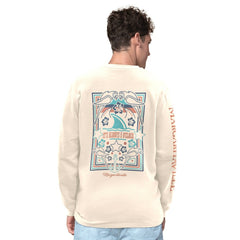 San Francisco 49ers Margaritaville Five O'Clock Henley Long Sleeve T-Shirt - Cream outlet