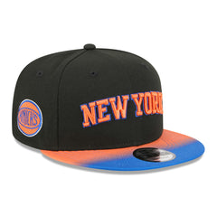 New York Knicks Jersey Hook Statement Edition 9FIFTY Snapback Hat - Black/Blue discount