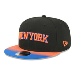 New York Knicks Jersey Hook Statement Edition 9FIFTY Snapback Hat - Black/Blue discount