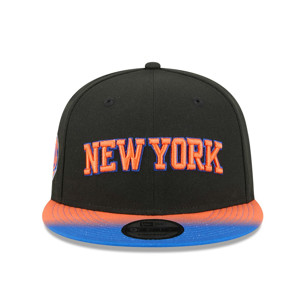 New York Knicks Jersey Hook Statement Edition 9FIFTY Snapback Hat - Black/Blue discount