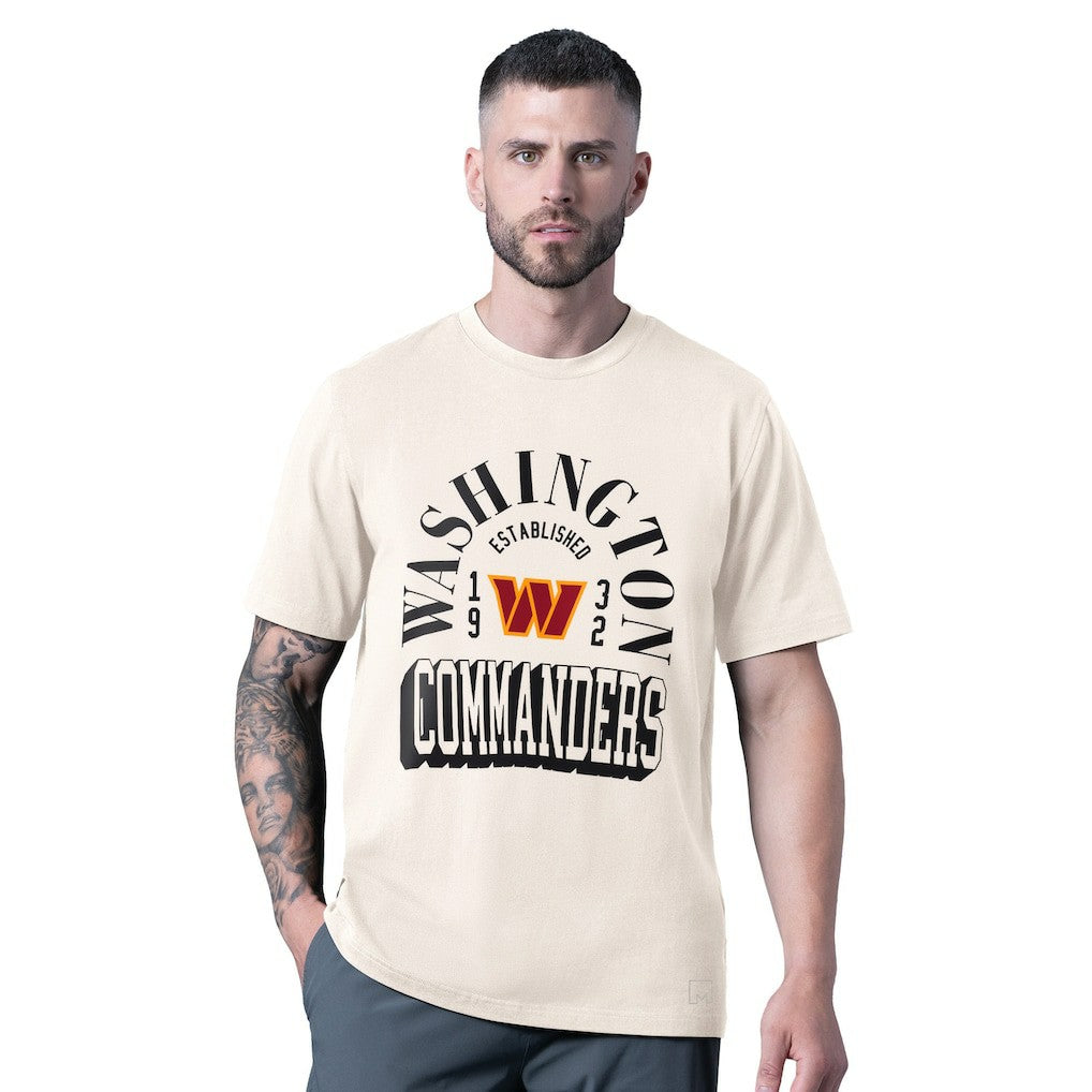 Washington Commanders MSX by Michael Strahan Whiteout Vintage T-Shirt - White online