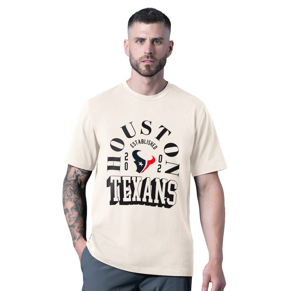 Houston Texans MSX by Michael Strahan Whiteout Vintage T-Shirt - White sale