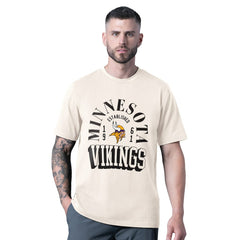 Minnesota Vikings MSX by Michael Strahan Whiteout Vintage T-Shirt - White on sale