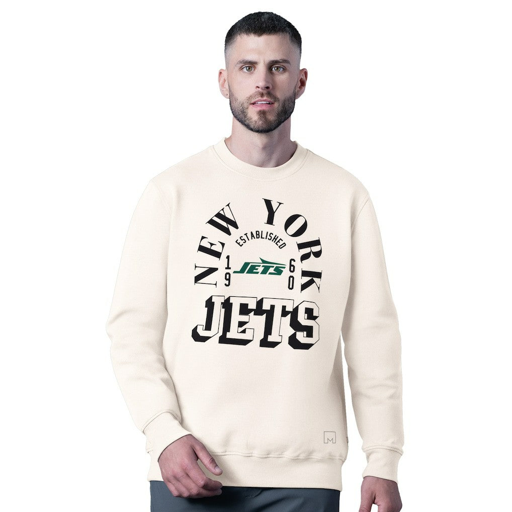 New York Jets MSX by Michael Strahan Whiteout Tri-Blend Sweatshirt - White online