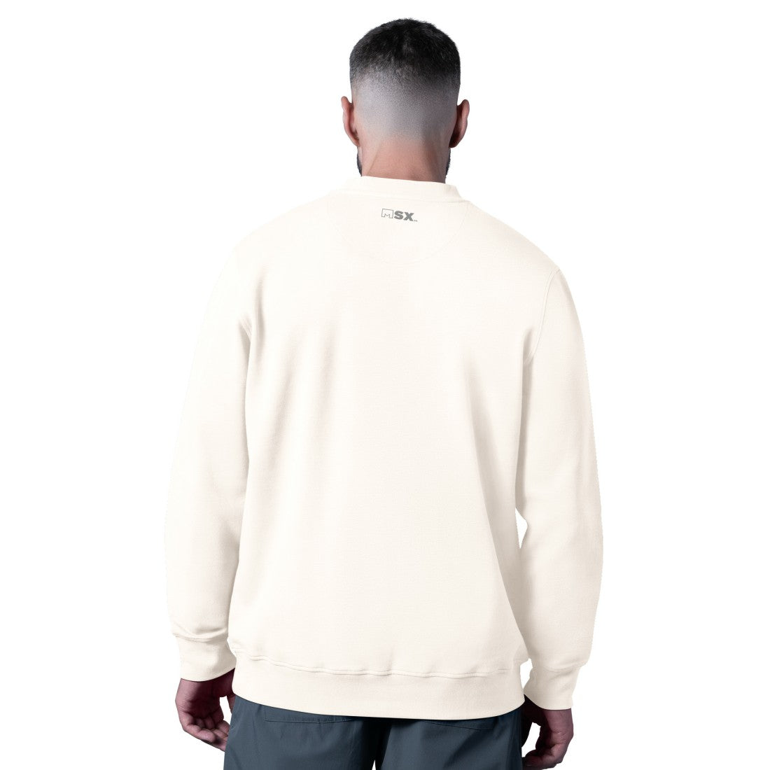 Detroit Lions MSX by Michael Strahan Whiteout Tri-Blend Sweatshirt - White for sale