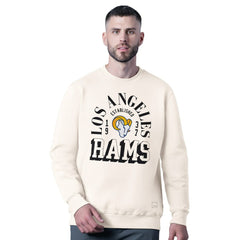 Los Angeles Rams MSX by Michael Strahan Whiteout Tri-Blend Sweatshirt - White online