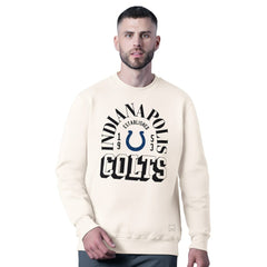 Indianapolis Colts MSX by Michael Strahan Whiteout Tri-Blend Sweatshirt - White on sale
