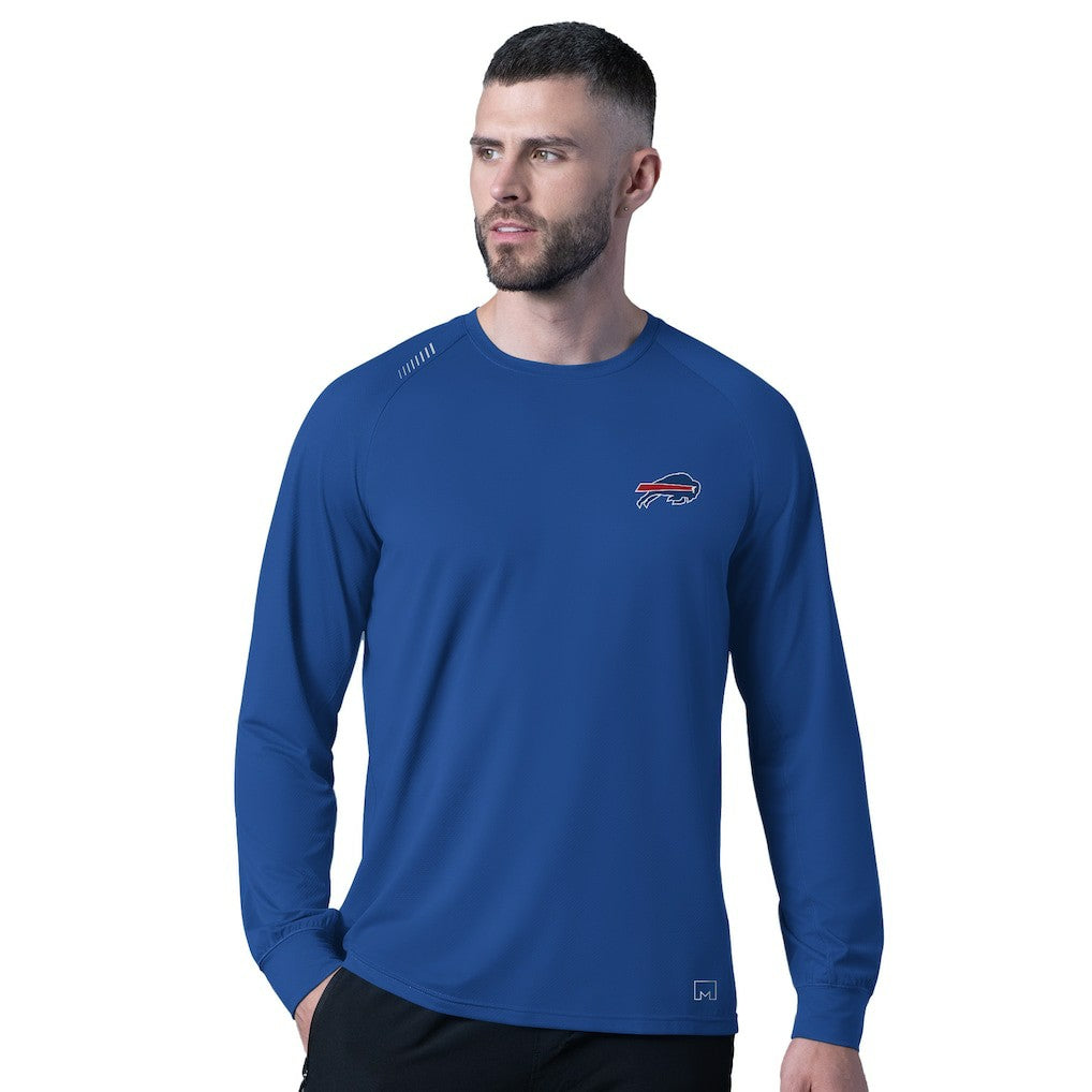 Buffalo Bills MSX by Michael Strahan Forward Long-Sleeve T-Shirt - Royal discount