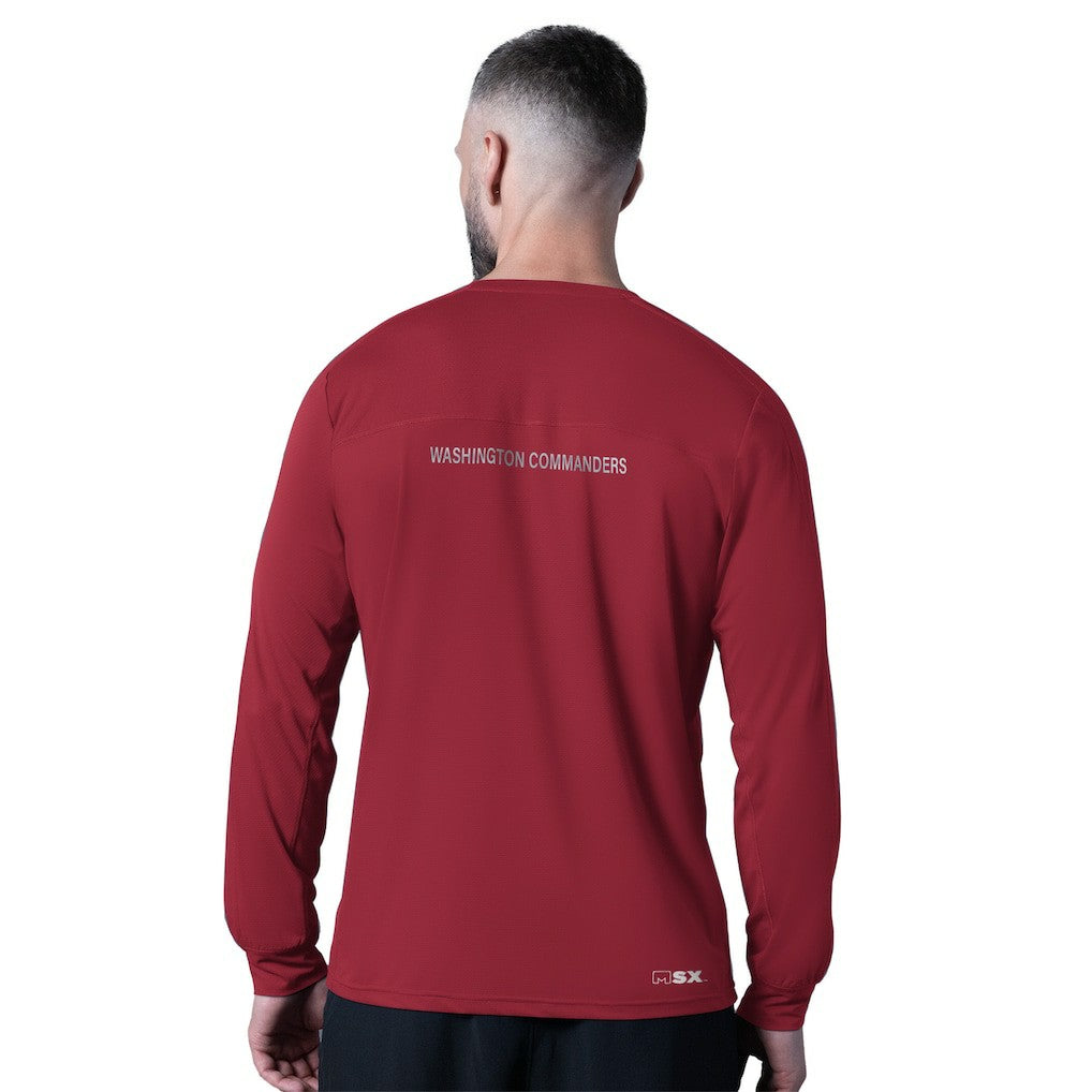 Washington Commanders MSX by Michael Strahan Forward Long-Sleeve T-Shirt - Burgundy outlet