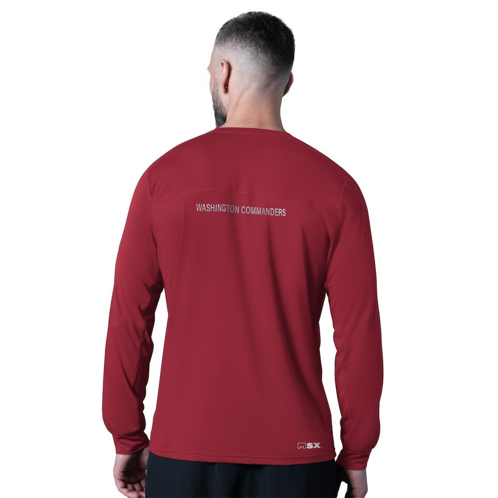 Washington Commanders MSX by Michael Strahan Forward Long-Sleeve T-Shirt - Burgundy outlet
