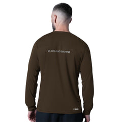 Cleveland Browns MSX by Michael Strahan Forward Long-Sleeve T-Shirt - Brown outlet