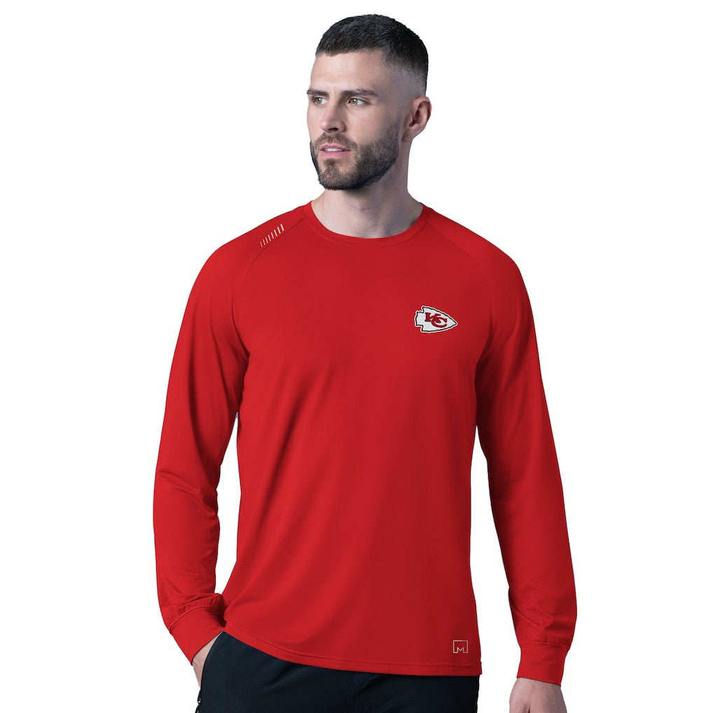 Kansas City Chiefs MSX by Michael Strahan Forward Long-Sleeve T-Shirt - Red sale