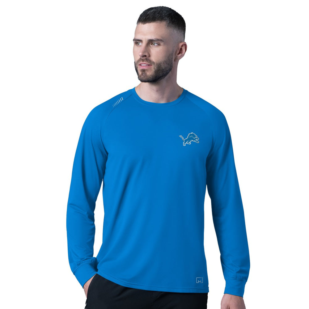 Detroit Lions MSX by Michael Strahan Forward Long-Sleeve T-Shirt - Royal online