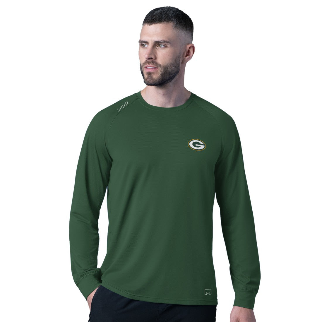 Green Bay Packers MSX by Michael Strahan Forward Long-Sleeve T-Shirt - Green cheap