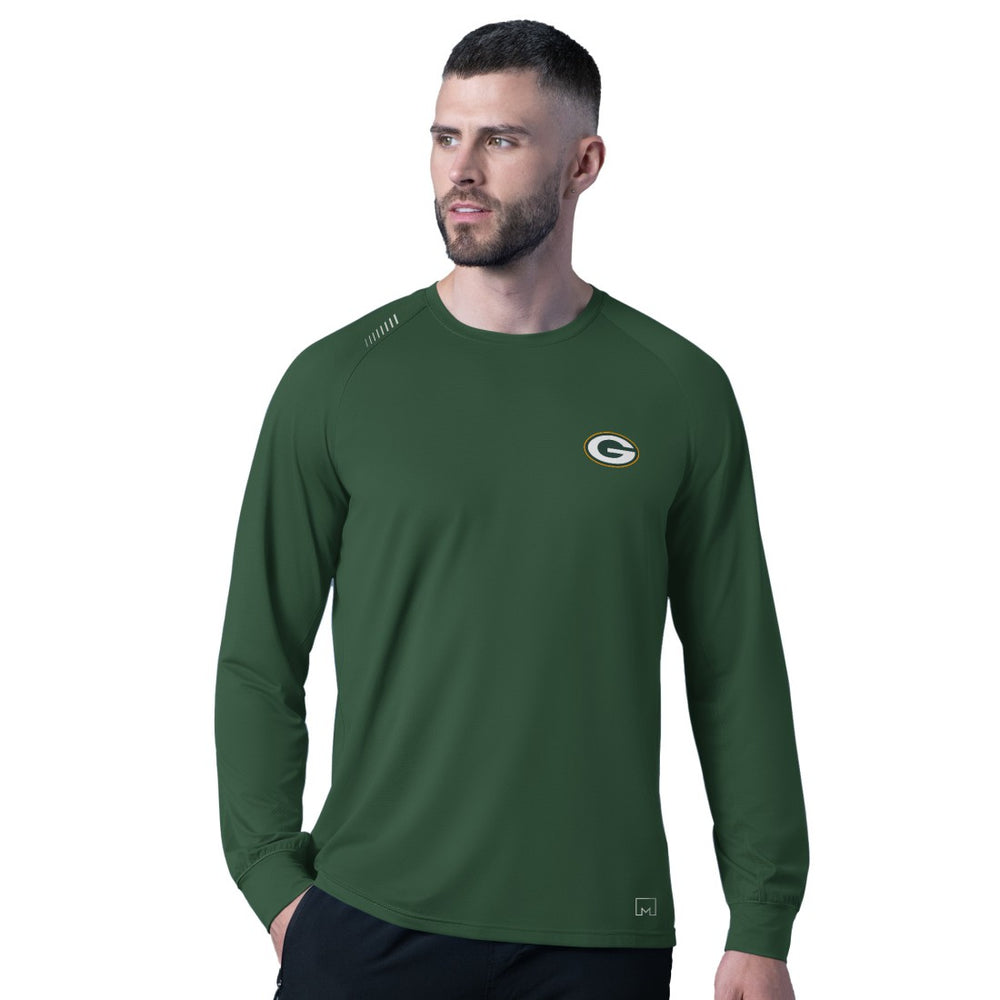 Green Bay Packers MSX by Michael Strahan Forward Long-Sleeve T-Shirt - Green cheap