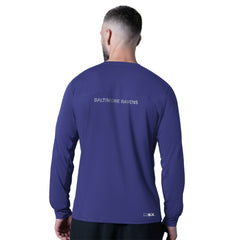 Baltimore Ravens MSX by Michael Strahan Forward Long-Sleeve T-Shirt - Purple outlet