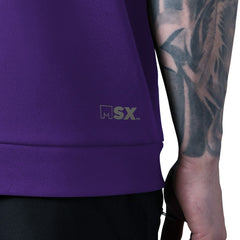 Minnesota Vikings MSX by Michael Strahan Tri-Blend Rebound Sleeveless Hoodie - Purple sale