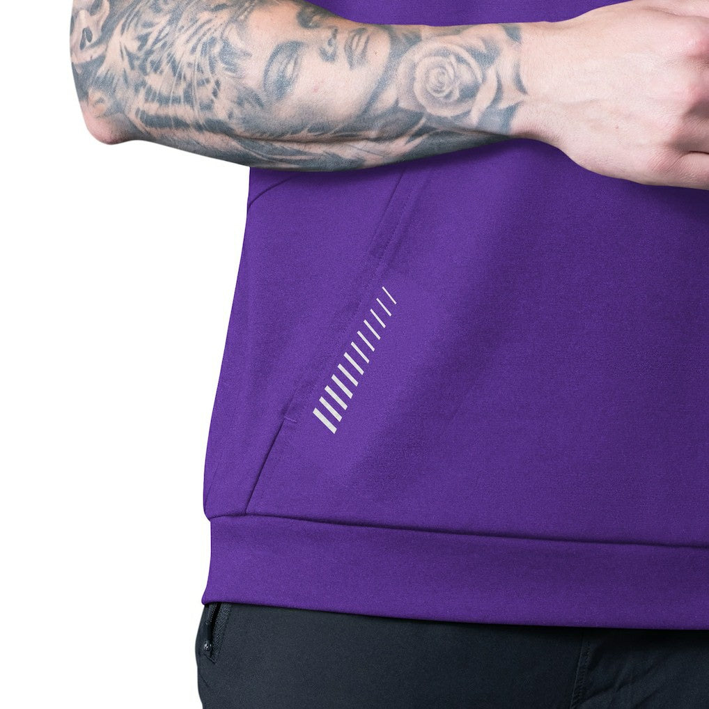 Minnesota Vikings MSX by Michael Strahan Tri-Blend Rebound Sleeveless Hoodie - Purple sale