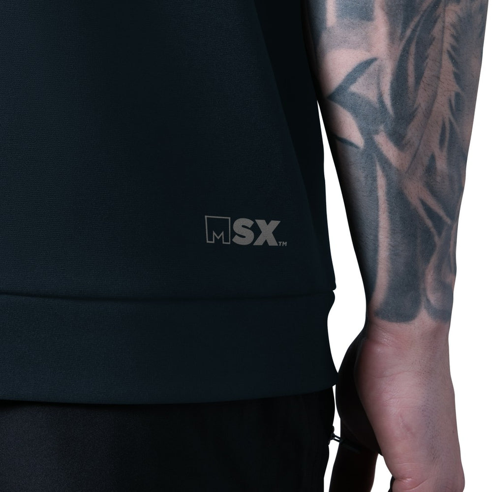 Houston Texans MSX by Michael Strahan Tri-Blend Rebound Sleeveless Hoodie - Navy sale