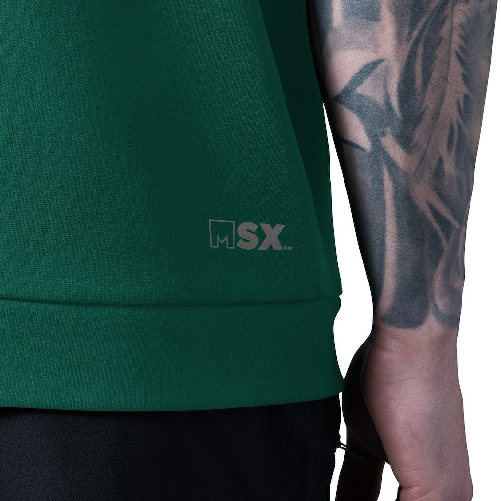 New York Jets MSX by Michael Strahan Tri-Blend Rebound Sleeveless Hoodie - Green sale
