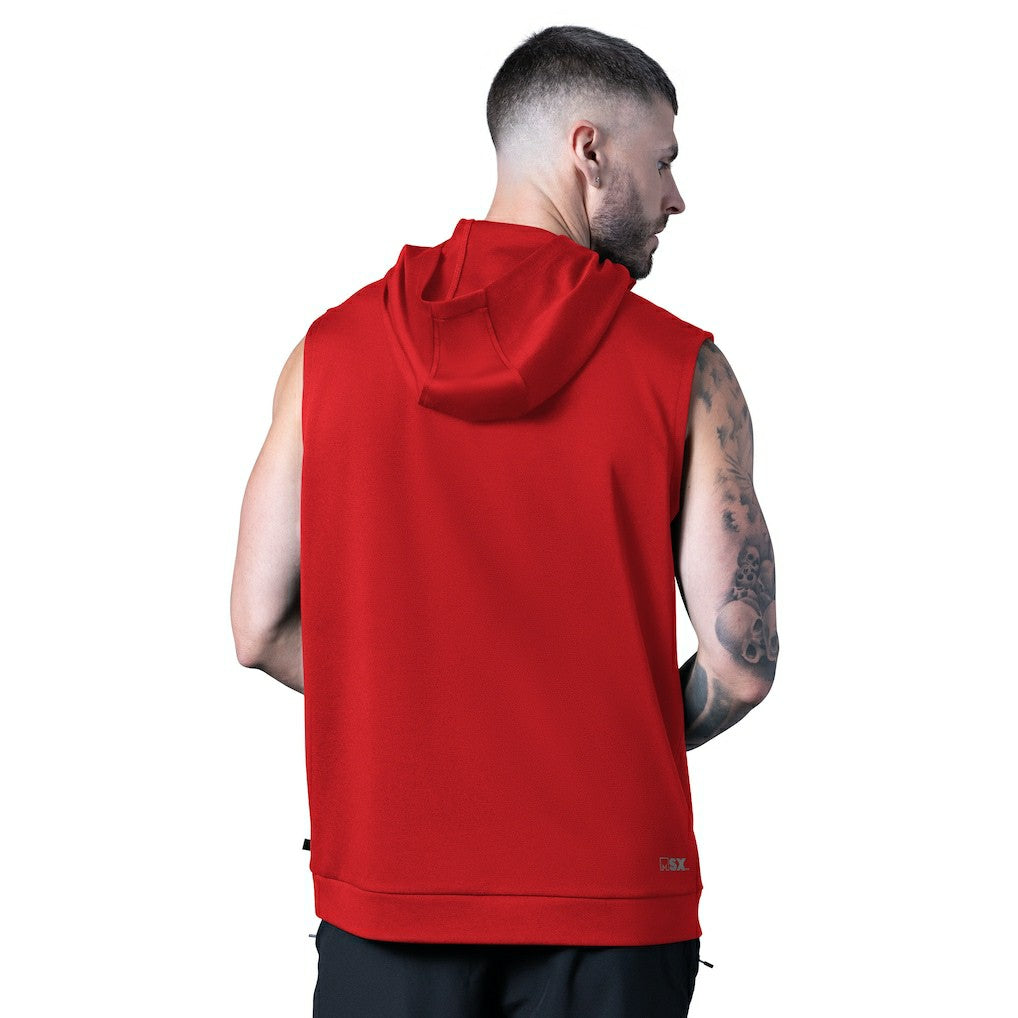 Kansas City Chiefs MSX by Michael Strahan Tri-Blend Rebound Sleeveless Hoodie - Red sale