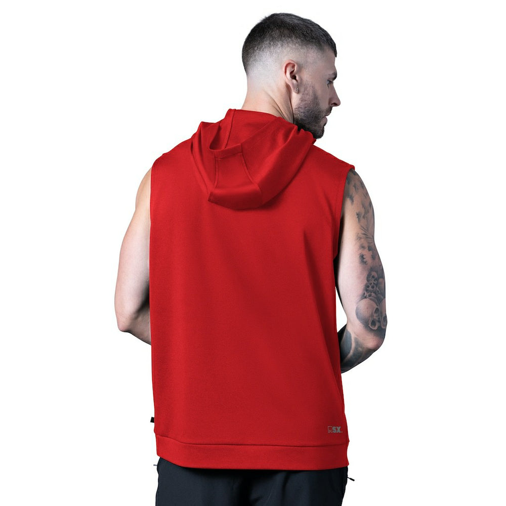 Kansas City Chiefs MSX by Michael Strahan Tri-Blend Rebound Sleeveless Hoodie - Red sale