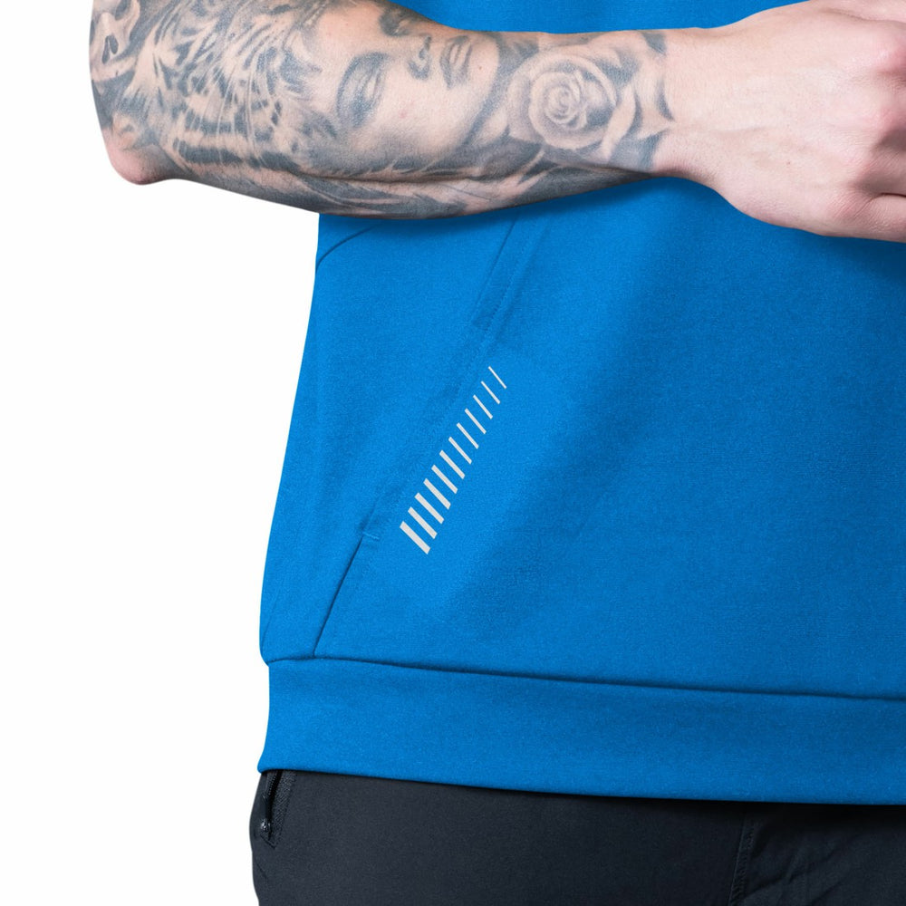 Detroit Lions MSX by Michael Strahan Tri-Blend Rebound Sleeveless Hoodie - Blue discount