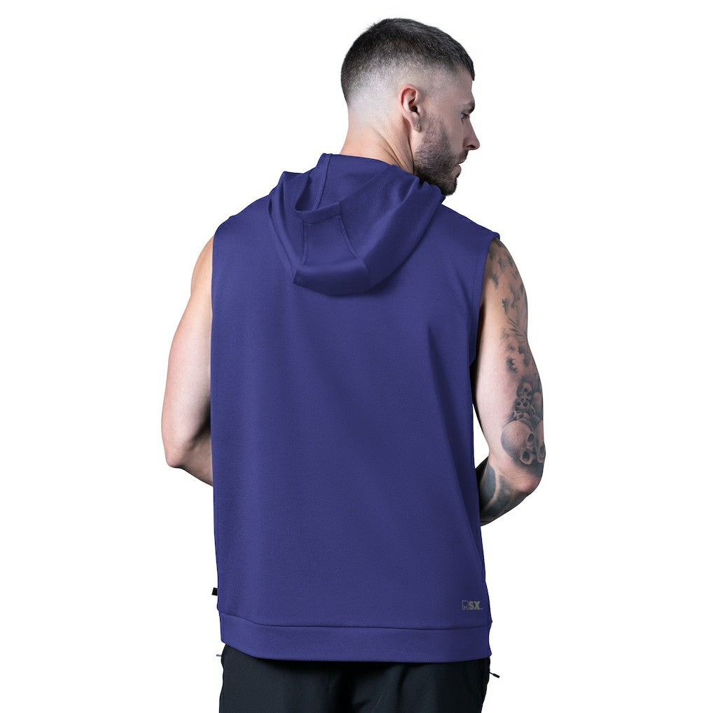 Baltimore Ravens MSX by Michael Strahan Tri-Blend Rebound Sleeveless Hoodie - Purple for sale