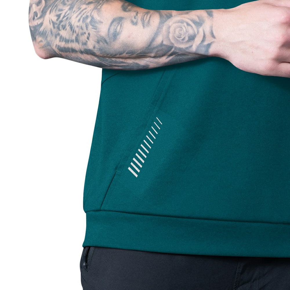 Philadelphia Eagles MSX by Michael Strahan Tri-Blend Rebound Sleeveless Hoodie - Green on sale