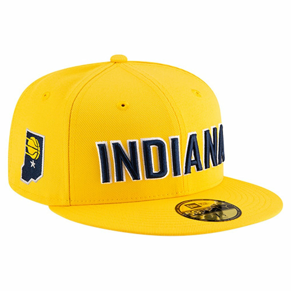 Indiana Pacers Statement Edition Jersey Hook 59Fifty Fitted Hat - Gold cheap