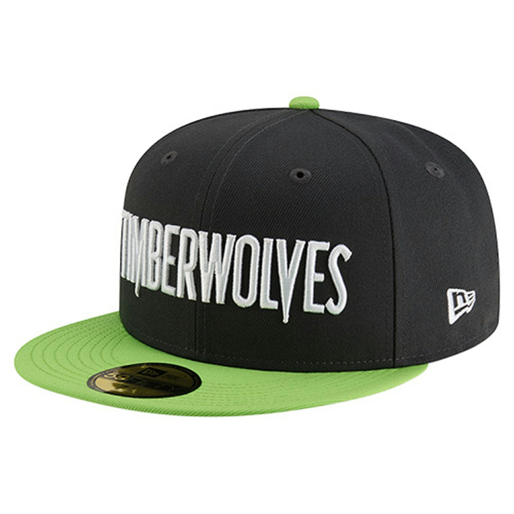 Minnesota Timberwolves Statement Edition Jersey Hook 59Fifty Fitted Hat - Charcoal discount