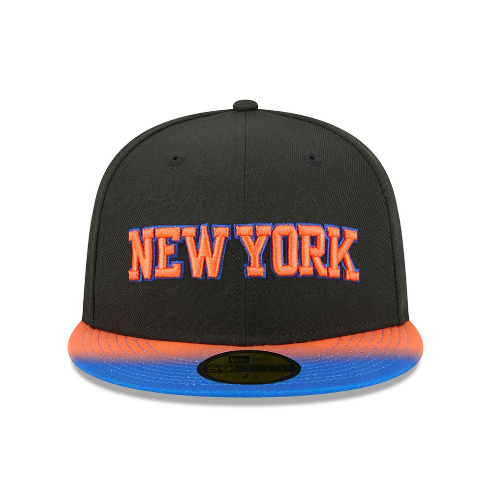 New York Knicks Jersey Hook Statement Edition 59FIFTY Fitted Hat - Black/Blue shop