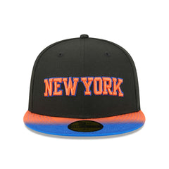 New York Knicks Jersey Hook Statement Edition 59FIFTY Fitted Hat - Black/Blue shop