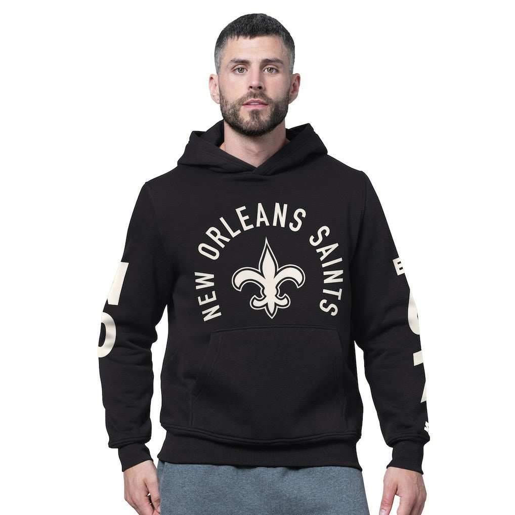 New Orleans Saints Starter Handoff Fleece Hoodie Sweatshirt - Black sale