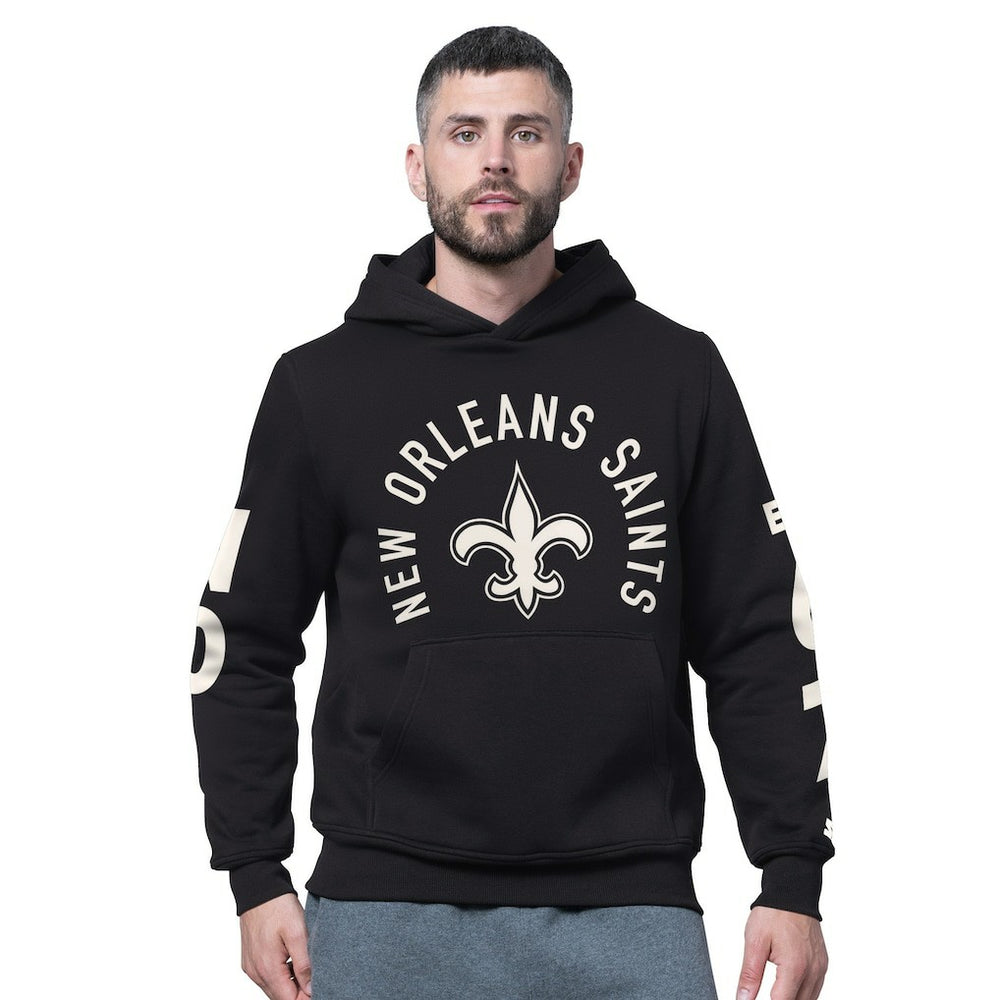New Orleans Saints Starter Handoff Fleece Hoodie Sweatshirt - Black sale