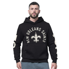 New Orleans Saints Starter Handoff Fleece Hoodie Sweatshirt - Black sale