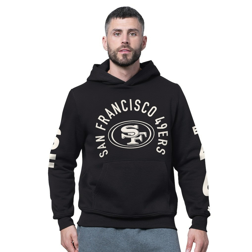 San Francisco 49ers Starter Handoff Fleece Hoodie Sweatshirt - Black sale