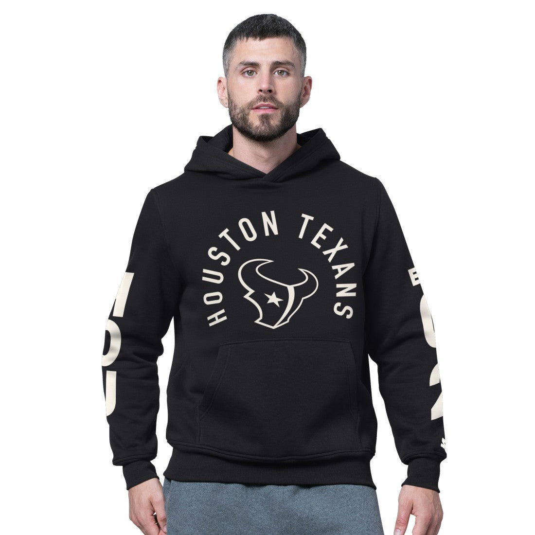 Houston Texans Starter Handoff Fleece Hoodie Sweatshirt - Black on sale