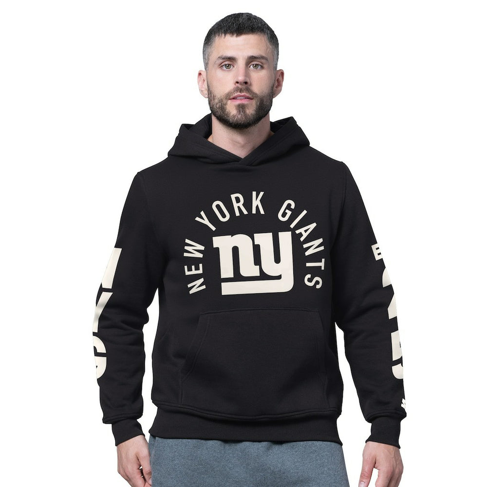 New York Giants Starter Handoff Fleece Hoodie Sweatshirt - Black on sale