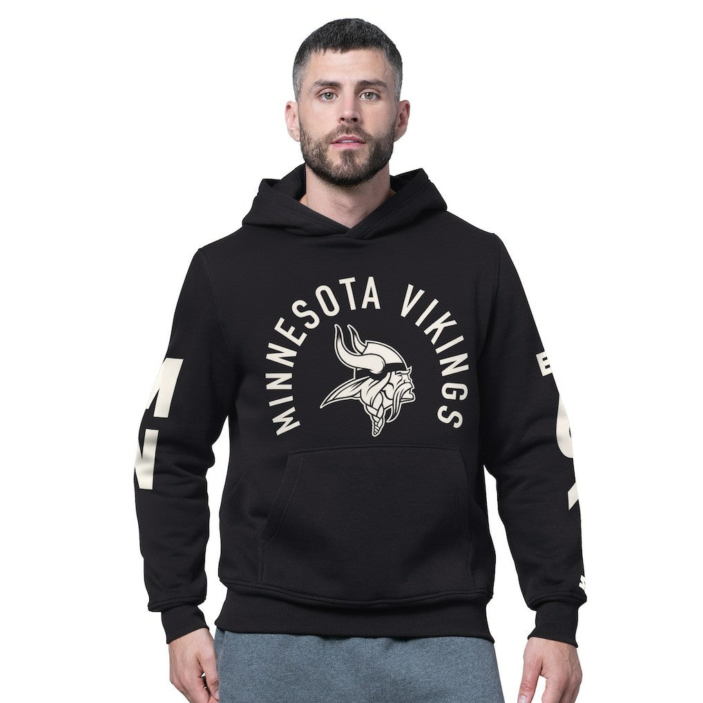 Minnesota Vikings Starter Handoff Fleece Hoodie Sweatshirt - Black sale