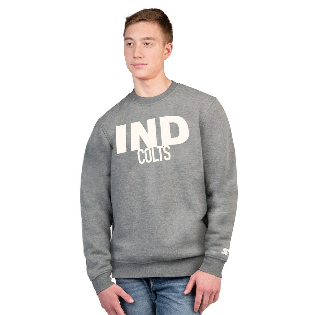 Indianapolis Colts Starter Assist Sweatshirt - Charcoal discount